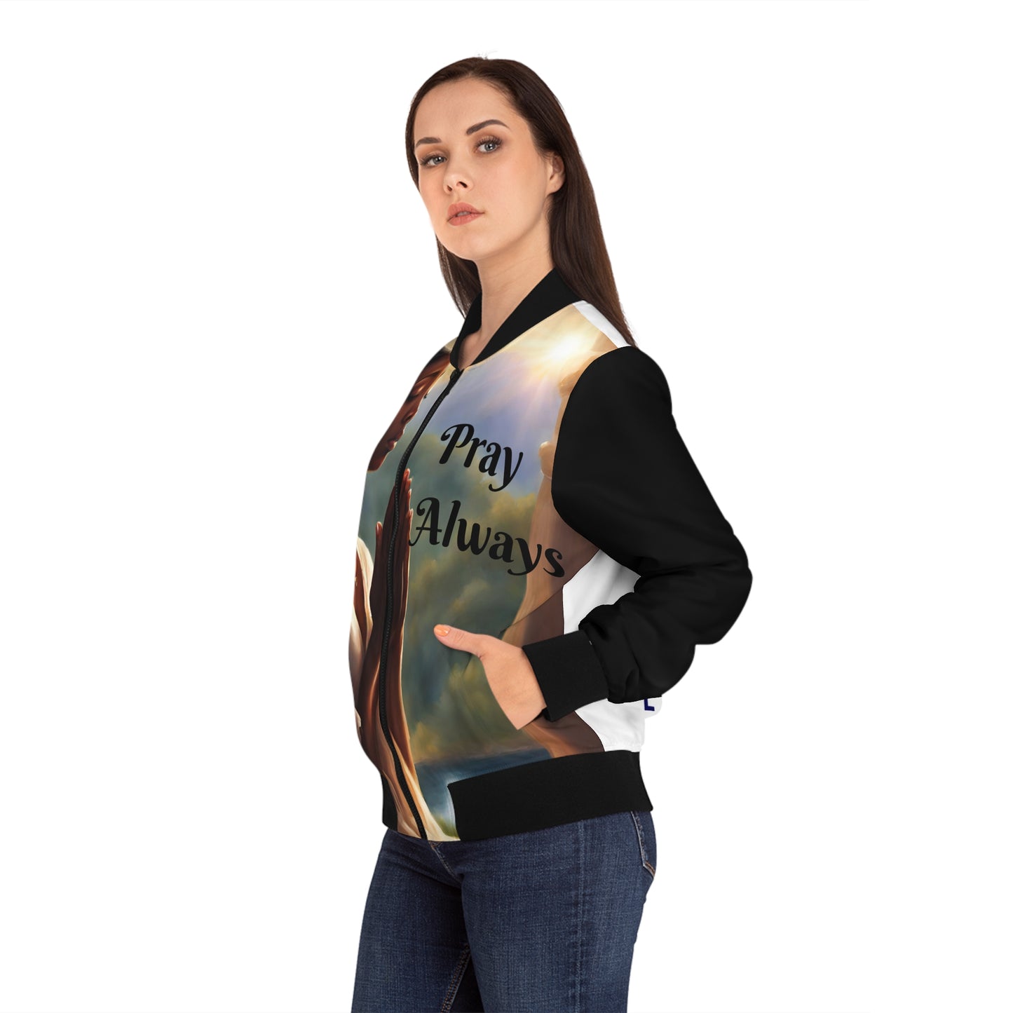 Pray Women's Bomber Jacket