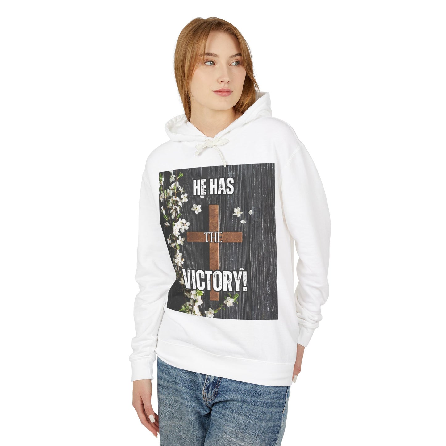 Victory Unisex Lightweight Hooded Sweatshirt