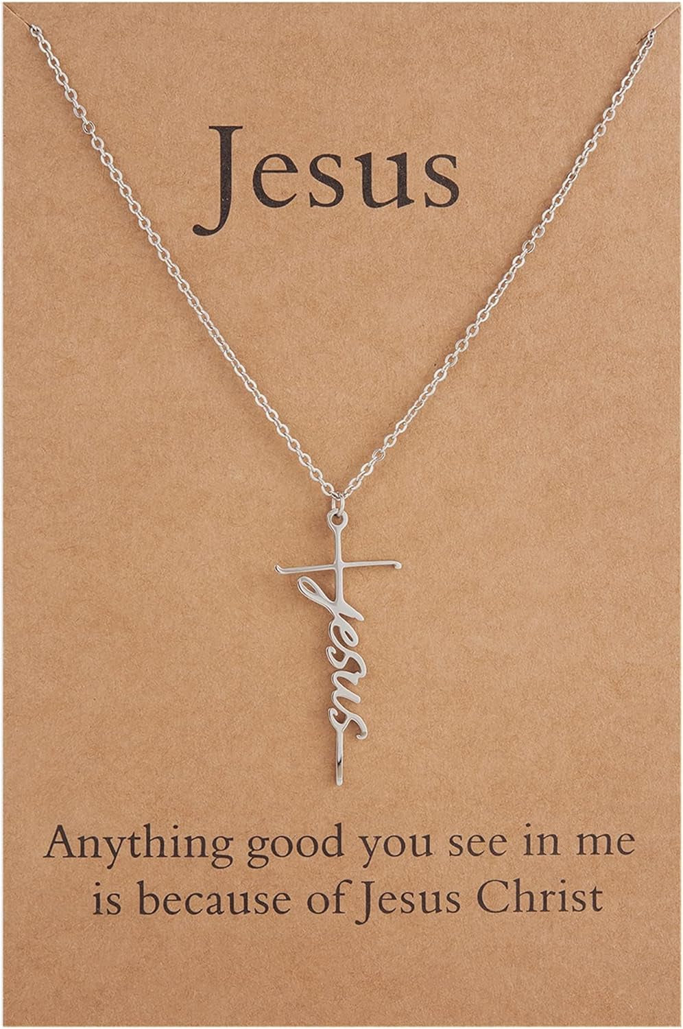 Faith Cross Necklace for Women Religious Gifts for Women Christian Jewelry Gifts for Women