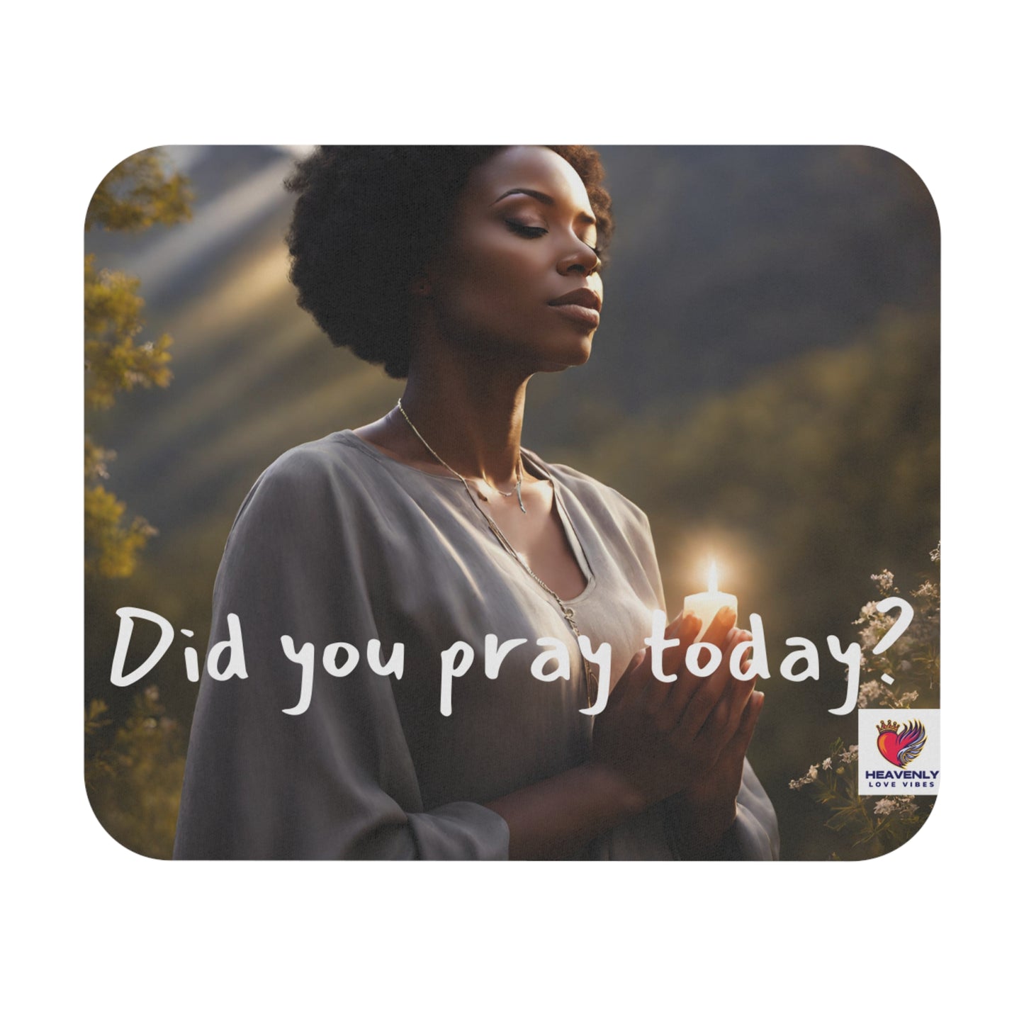 Pray Mouse Pad (Rectangle)