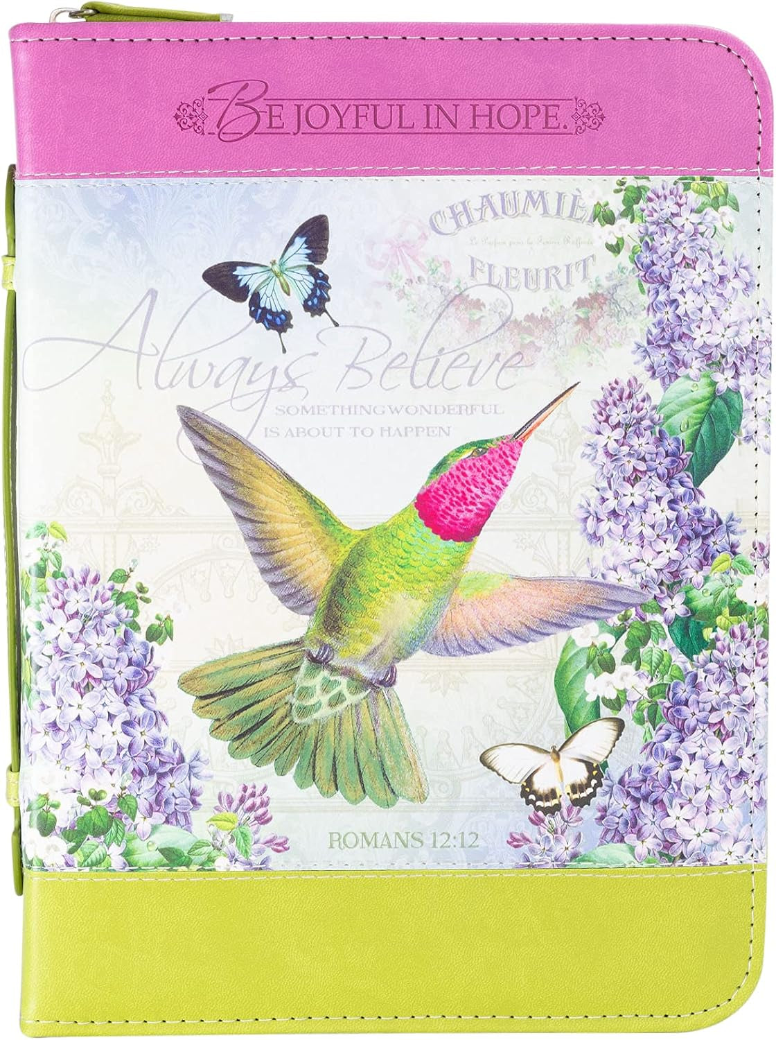 " Bible Business Report Cover (25741) | Fits Bibles up to 9" X 6.25" X 1.25", Hummingbird, Large