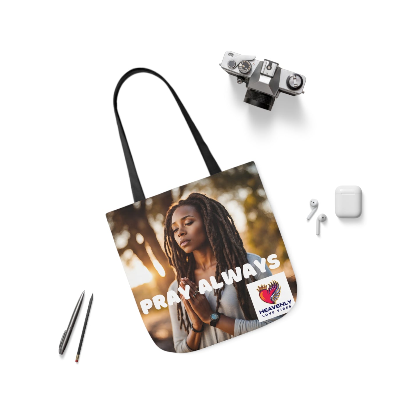 Canvas Tote Bag, 5-Color Straps