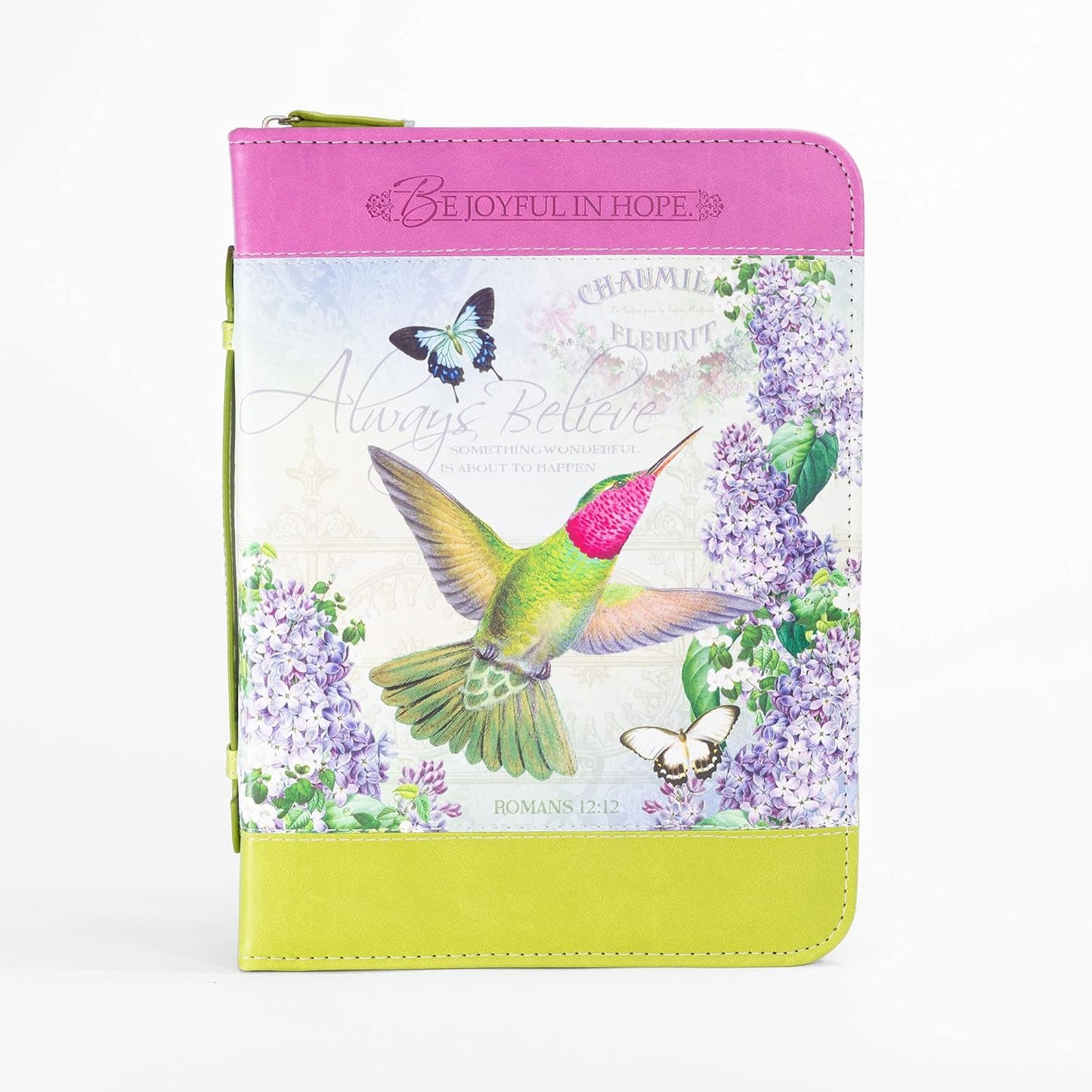 " Bible Business Report Cover (25741) | Fits Bibles up to 9" X 6.25" X 1.25", Hummingbird, Large