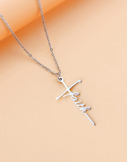 Faith Cross Necklace for Women Religious Gifts for Women Christian Jewelry Gifts for Women