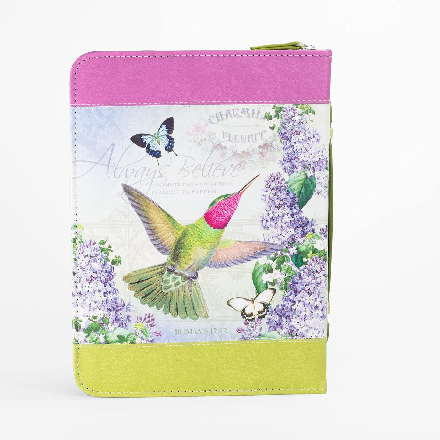 " Bible Business Report Cover (25741) | Fits Bibles up to 9" X 6.25" X 1.25", Hummingbird, Large